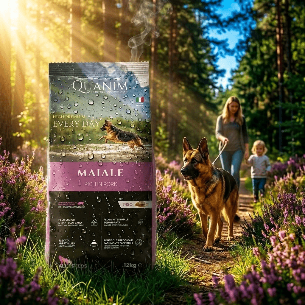 Quanim Karma sucha dla psa wieprzowina z ryżem 12kg