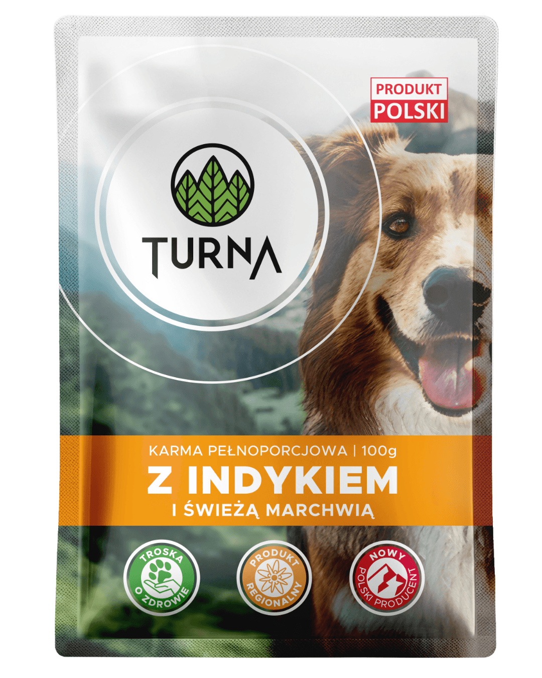 TURNA karma mokra z indykiem 100g dla psa