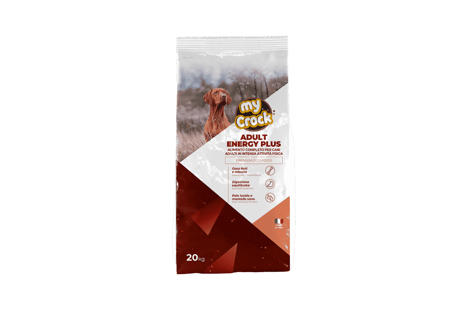 MyCrock Adult Energy Plus - karma sucha dla dorosłych psów 20 kg