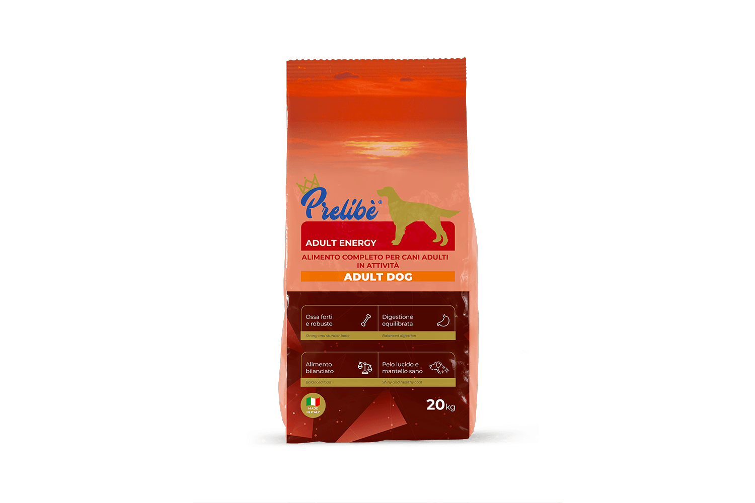 Prelibe Adult Energy - karma sucha dla dorosłych psów 20 kg