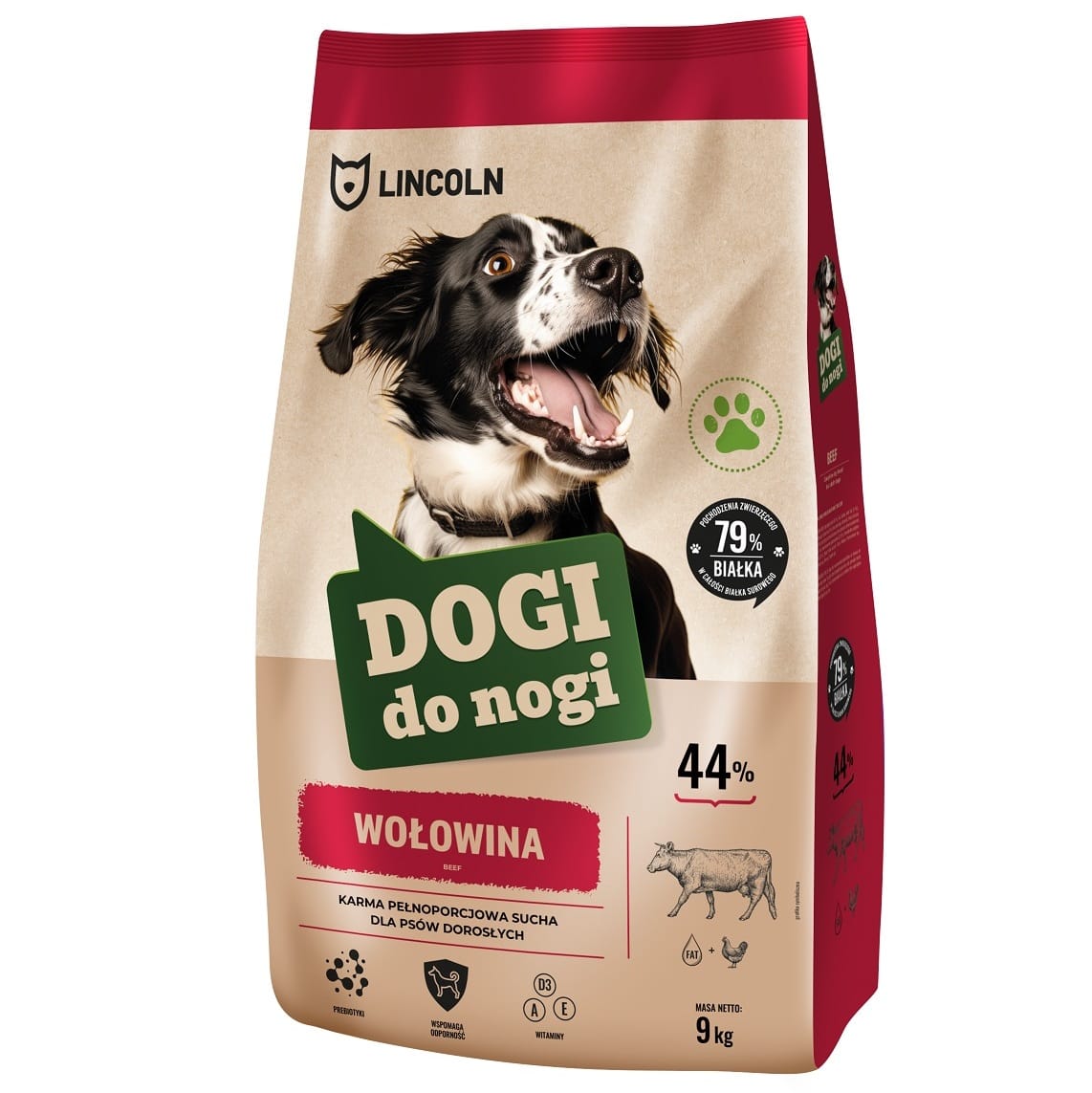 Karma sucha z wołowiną Dogi do Nogi