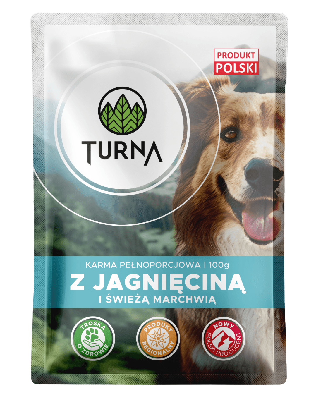 TURNA karma mokra z jagnięciną 100g dla psa