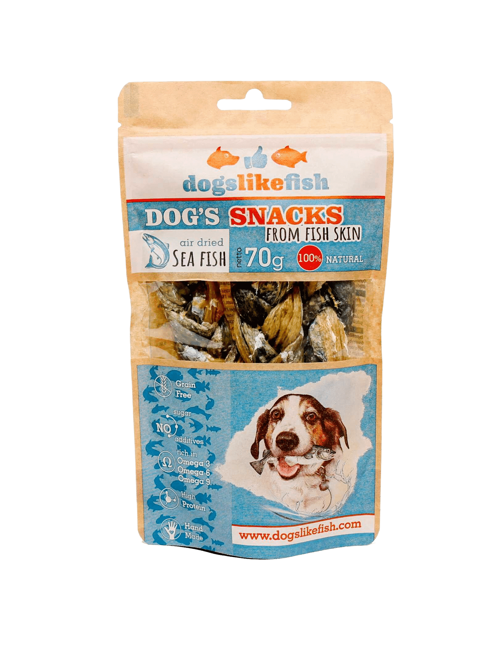 Chipsy z dorsza dla psa - DogsLikeFish