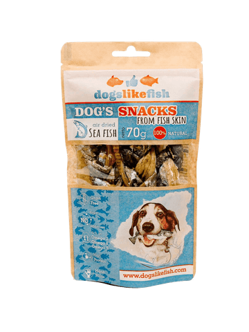 Skórka z dorsza twist dla psa - DogsLikeFish